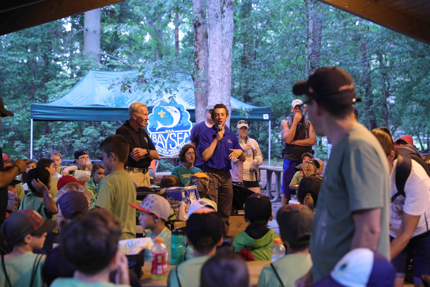 Joe Martucci conducted a safety and weather for Boy Scout troops